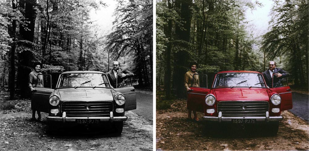 הפיכת תמונה לצבעונית - דוגמה